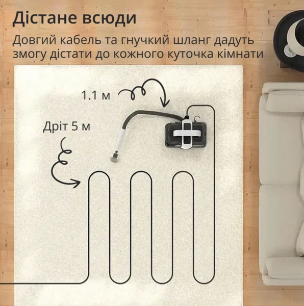 Універсальний миючий пилосос EasyLife AquaPro для чищення для килимів, текстилю, меблів та автомобіля 5094737 фото