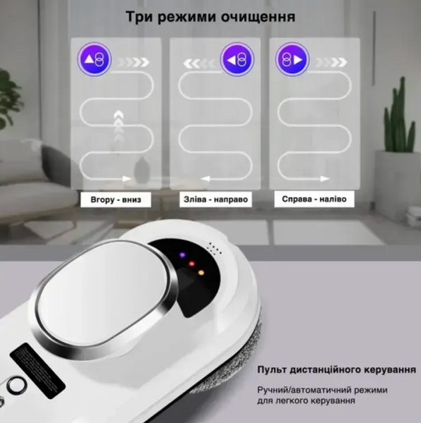 Робот для мойки окон IXIU Glass Cleaning Robot с пультом дистанционного управления Jam5534 фото